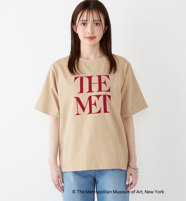 SHIPS Colors 「SHIPS Colors:THE MET コラボ フロッキー ロゴ Tシャツ」|Tシャツ・カットソー|
