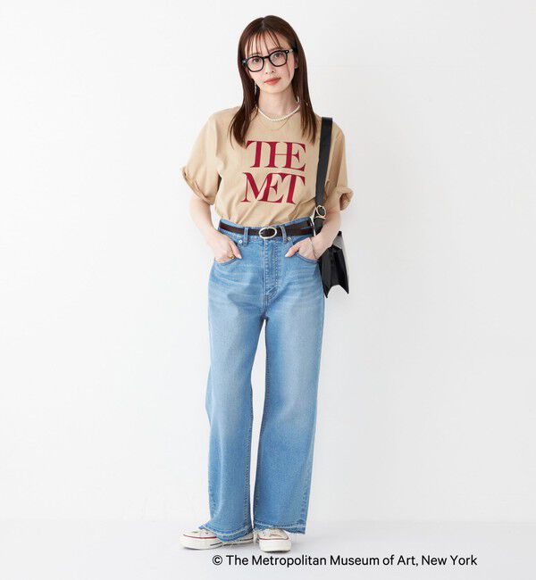 SHIPS Colors 「SHIPS Colors:THE MET コラボ フロッキー ロゴ Tシャツ」|Tシャツ・カットソー|