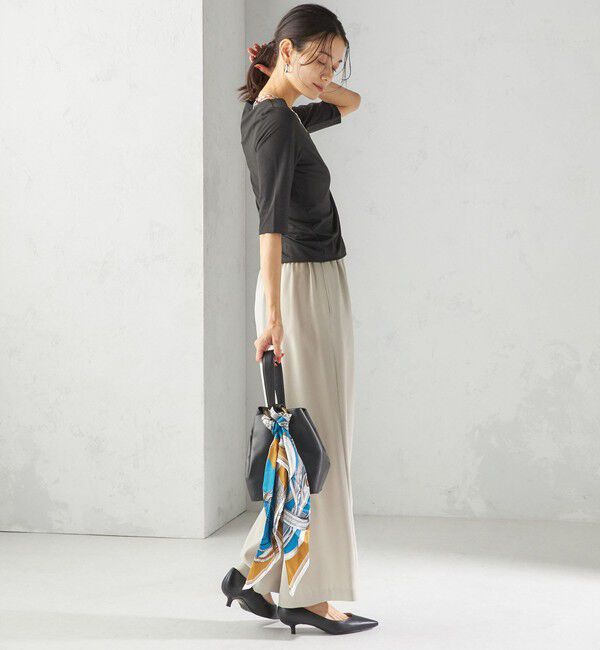 SHIPS for women「ソロナ 5分袖 TEE」|Tシャツ・カットソー|