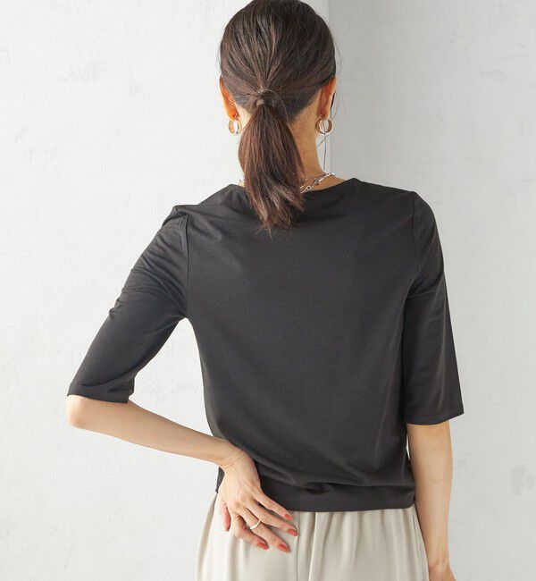 SHIPS for women「ソロナ 5分袖 TEE」|Tシャツ・カットソー|