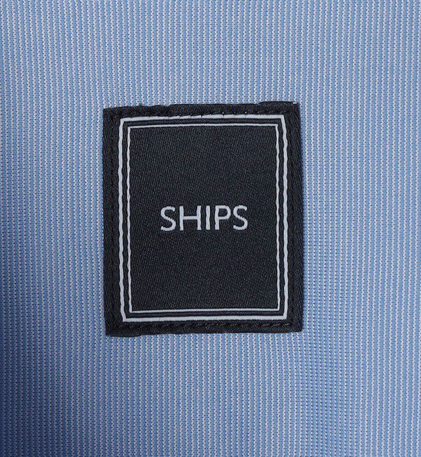 SHIPS「SHIPS: ジャージー サックス ソリッド ワンピースカラー シャツ」|シャツ・ブラウス|