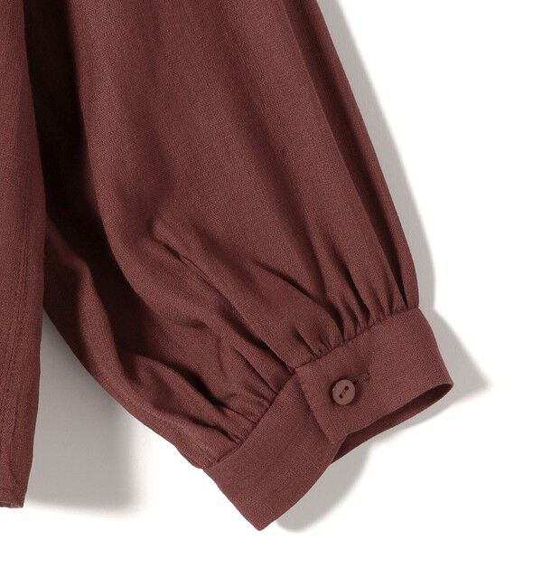 SHIPS Colors 「SHIPS Colors:〈手洗い可能〉カットオフ フリル シャツ」|シャツ・ブラウス|