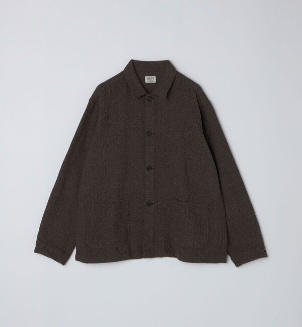 SHIPS「SHIPS: AUTHENTIC コットン ツイード カバー シャツ」|シャツ・ブラウス|