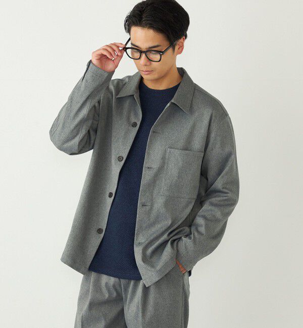 SHIPS Colors 「SHIPS Colors:〈洗濯機可能〉WOOLIC ボックス シャツ◇」|シャツ・ブラウス|