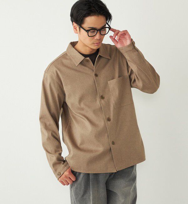 SHIPS Colors 「SHIPS Colors:〈洗濯機可能〉WOOLIC ボックス シャツ◇」|シャツ・ブラウス|