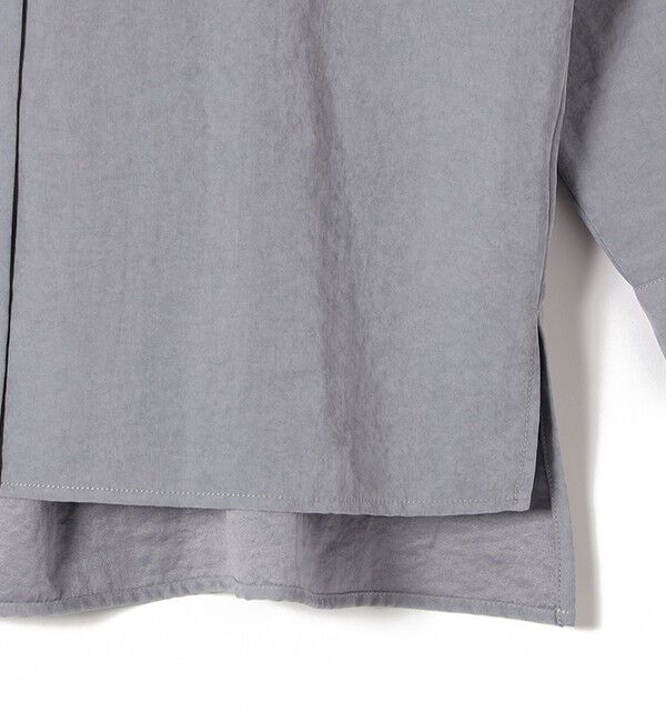 SHIPS Colors 「SHIPS Colors:〈手洗い可能〉バック サテン オーバー シャツ」|シャツ・ブラウス|