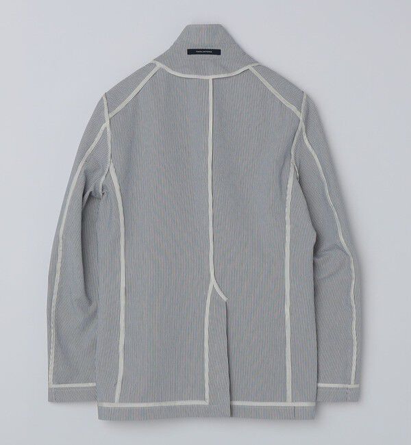 SHIPS「TAGLIATORE: ライト シアサッカー ストライプ ジャケット」|テーラードジャケット|