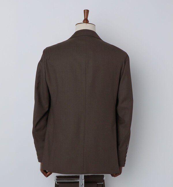 SHIPS「Valditaro: ウール ブラウン ソリッド スーツ」|スーツ|