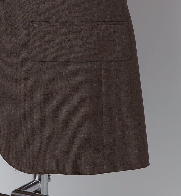 SHIPS「Valditaro: ウール ブラウン ソリッド スーツ」|スーツ|