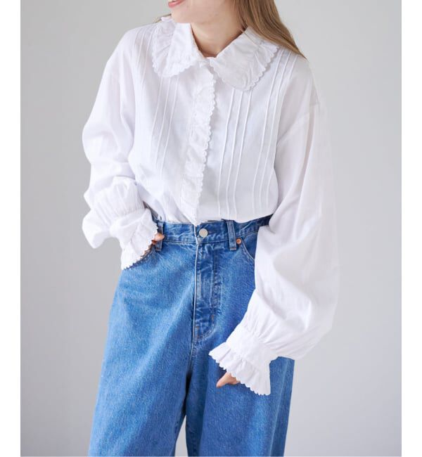 OUTDOOR PRODUCTS Usual Things「カットワークレースブラウス」|シャツ・ブラウス|