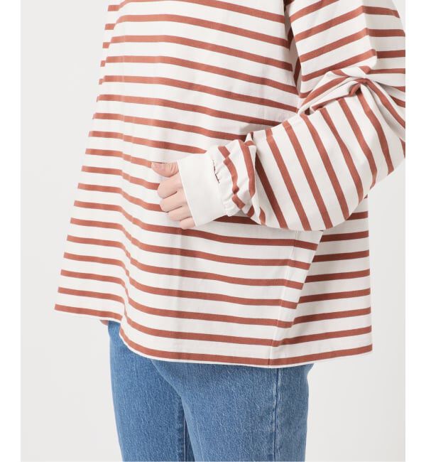 OUTDOOR PRODUCTS Usual Things「≪予約≫コットンボーダークルーネックワイドTEE」|Tシャツ・カットソー|