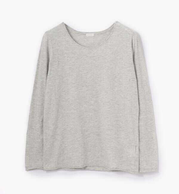 GALERIE VIE「コットン ラウンドネックプルオーバー」|Tシャツ・カットソー|13 ライトグレー