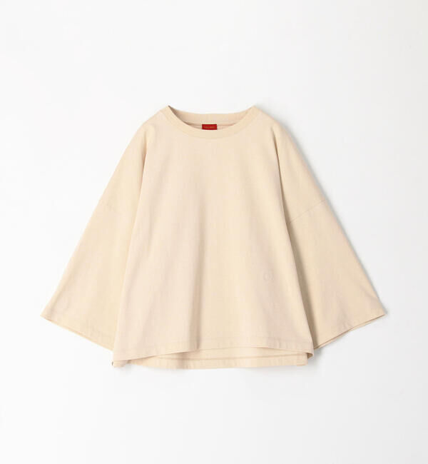 DES PRES「ギザコットンジャージー ワイドスリーブプルオーバー」|Tシャツ・カットソー|41 ライトベージュ
