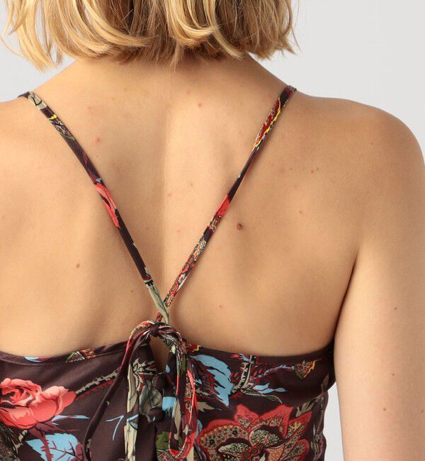 SOULEIADO「ポリエステルプリント キャミソールドレス」|ワンピース|