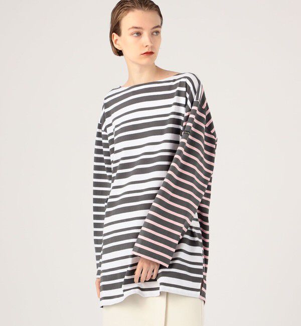 TOMORROWLAND BUYING WEAR「【別注】Le minor&times;TOMORROWLAND クレイジーパターン ビッグバスクシャツ」|Tシャツ・カットソー|