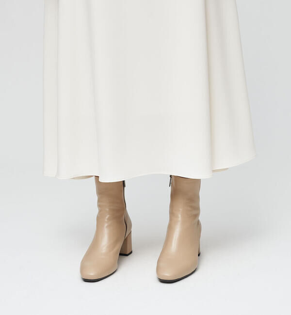 DES PRES「トリアセテートポリエステルダブルクロス フレアロングスカート」|フレア|