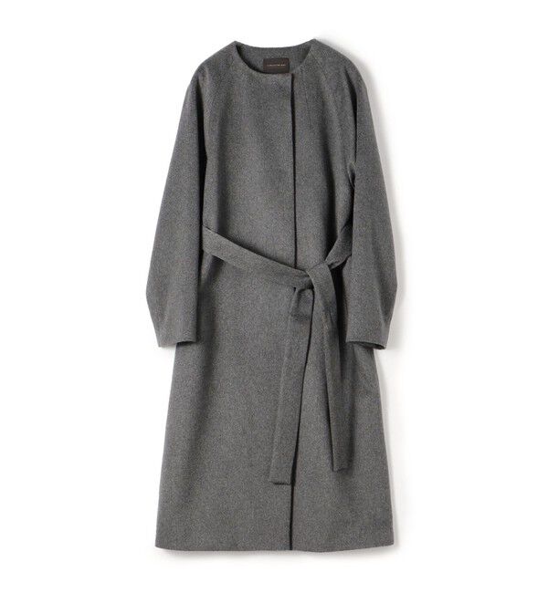 ピュアカシミヤ ノーカラーコート（TOMORROWLAND collection）｜ルミネ