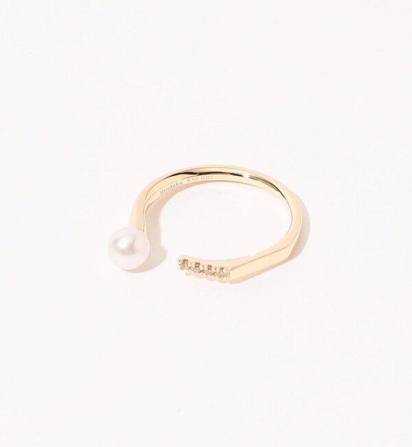 TOMORROWLAND GOODS「【別注】Hirotaka&times;TOMORROWLAND パール&times;ホワイトダイヤ リング」|リング|