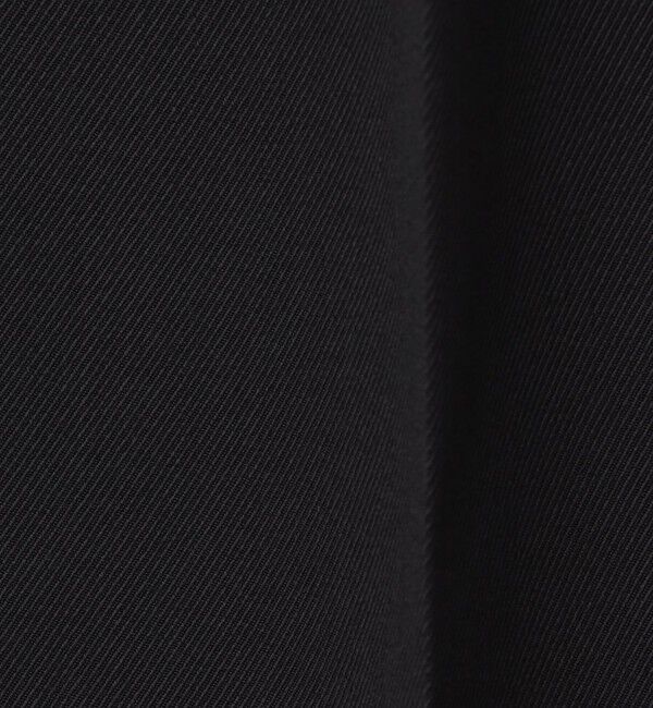 BACCA「ウールポリエステルツイル ウエストタックスリムパンツ」|スラックス|