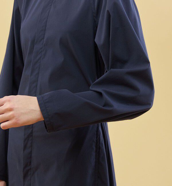 GALERIE VIE「コットンストレッチブロード クルーネックロングワンピース」|ワンピース|