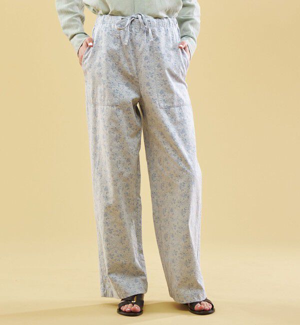 GALERIE VIE「ボタニカルジャカード イージーストレートパンツ」|その他|