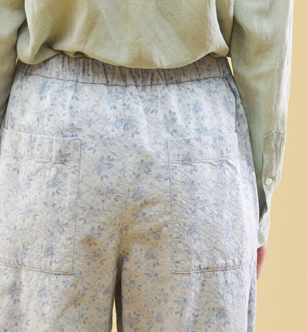 GALERIE VIE「ボタニカルジャカード イージーストレートパンツ」|その他|
