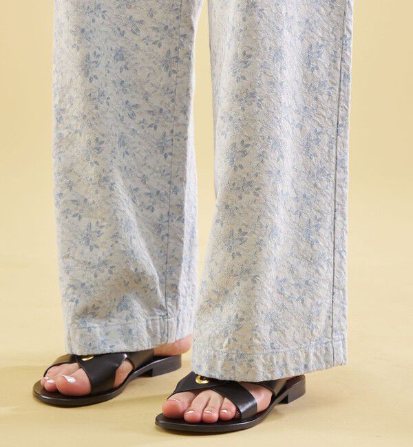 GALERIE VIE「ボタニカルジャカード イージーストレートパンツ」|その他|