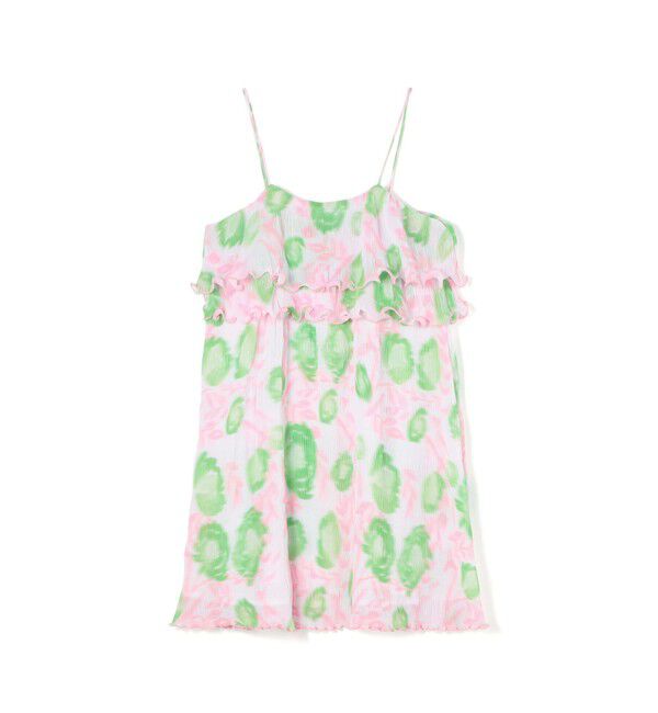 TOMORROWLAND BUYING WEAR「GANNI ボタニカルキャミワンピース」|ワンピース|32 ピンク系