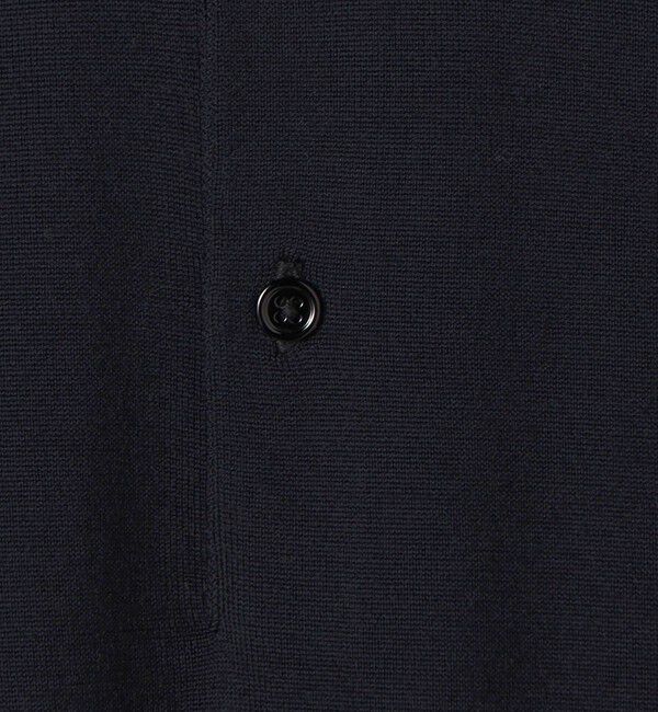 TOMORROWLAND MENS「TOMORROWLAND TRICOT スーパーファインメリノウール ニットポロシャツ S WOOL」|ニット・セーター|