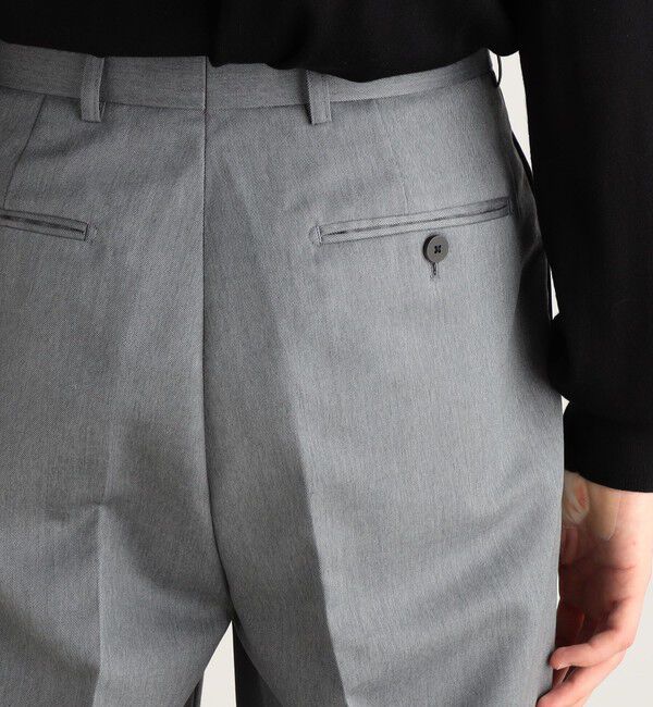Edition「ウールモヘヤ2タックパンツ」|チノ|