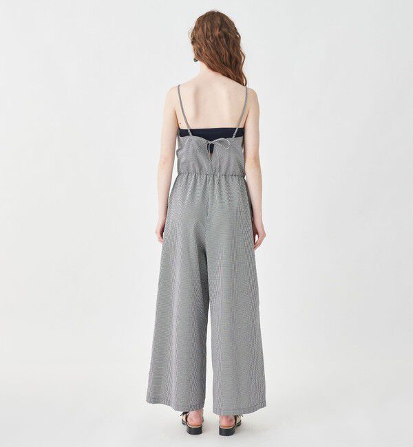 MACPHEE「コットンポリエステルサッカー ジャンプスーツ」|オールインワン|