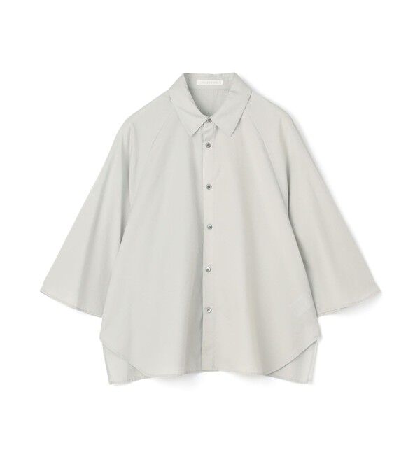 GALERIE VIE「コットンツイル ラグランスリーブシャツ」|シャツ・ブラウス|15 グレー