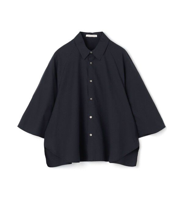 GALERIE VIE「コットンツイル ラグランスリーブシャツ」|シャツ・ブラウス|69 ネイビー