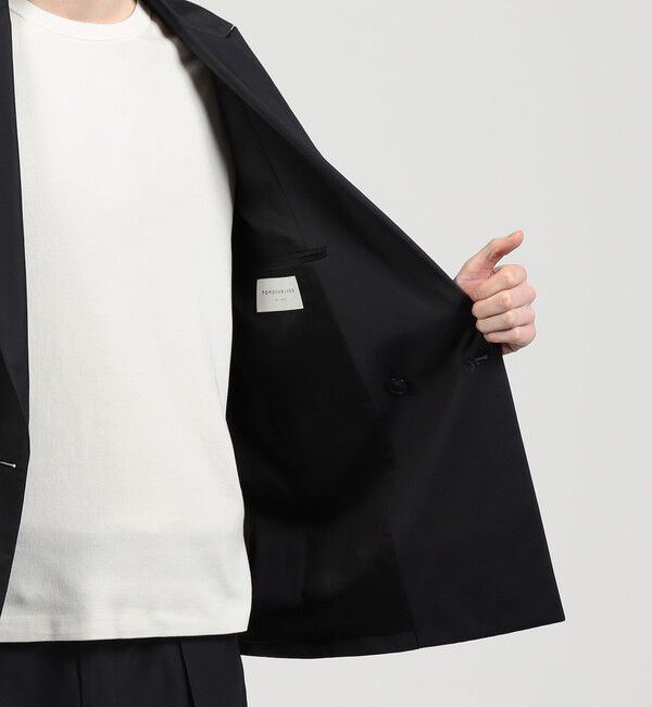 TOMORROWLAND MENS「コットントロピカル ダブルブレステッド4Bジャケット」|テーラードジャケット|