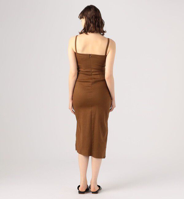 TOMORROWLAND GOODS「ANEMOS ドレープミディドレス」|ワンピース|