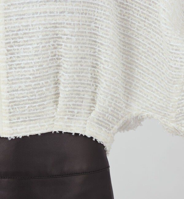 TOMORROWLAND collection「ファンシーオーガンジー バルーンブルゾン」|ブルゾン・スタジャン|