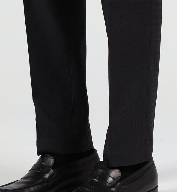 TOMORROWLAND MENS「ポリエステルコットン 1プリーツイージースラックス」|スラックス|