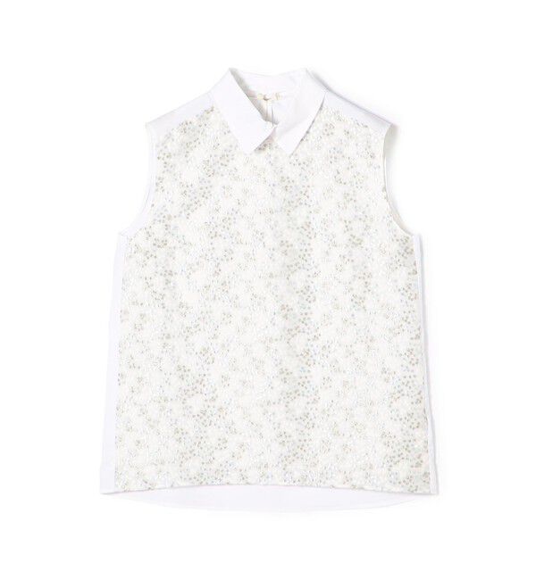 TOMORROWLAND collection「ビジューエンブロイダリー ノースリーブブラウス」|シャツ・ブラウス|12 ホワイト系