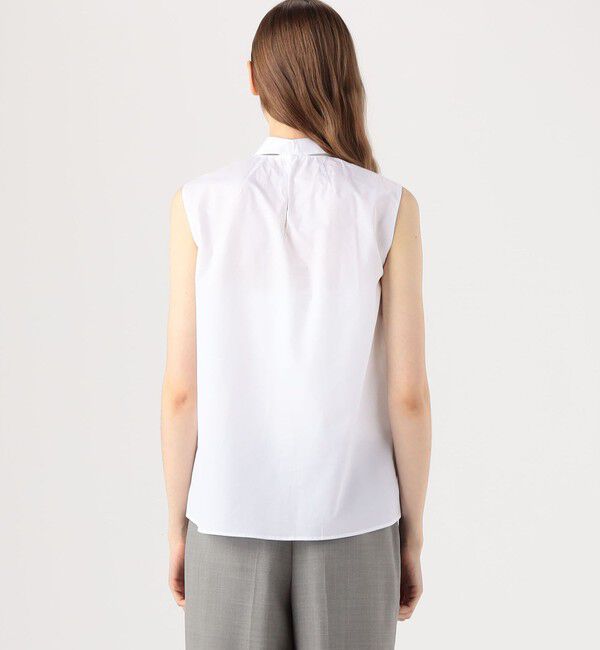 TOMORROWLAND collection「ビジューエンブロイダリー ノースリーブブラウス」|シャツ・ブラウス|