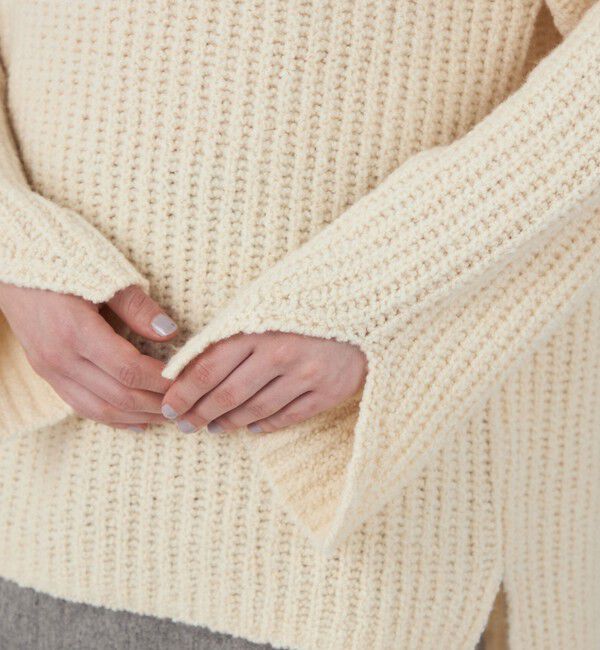 MACPHEE「フリッジーウール ボートネックプルオーバー」|ニット・セーター|