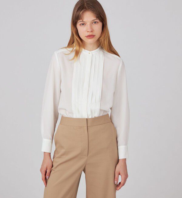 Ballsey「クリアデシン メタルボタンシャツブラウス」|シャツ・ブラウス|