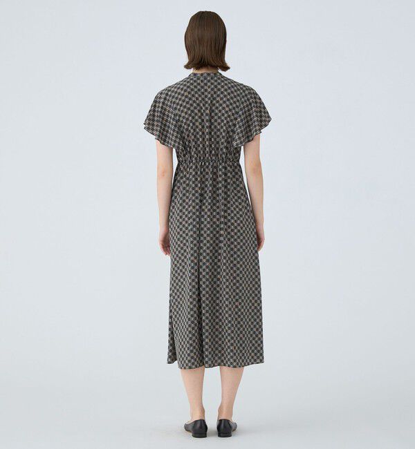 Ballsey「BBタイポグラフィプリント フレアスリーブワンピース」|ワンピース|