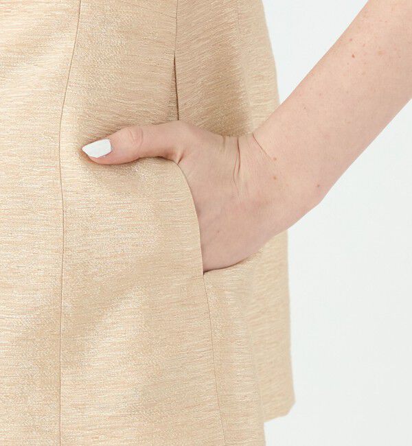 Ballsey「グロッシースラブ ハーフスリーブジャケット」|ノーカラージャケット|