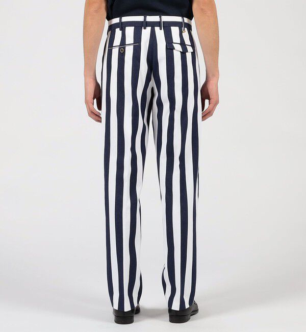 TOMORROWLAND BUYING WEAR「PT TRINO MICHEAL コットンストライプスラックス」|スラックス|