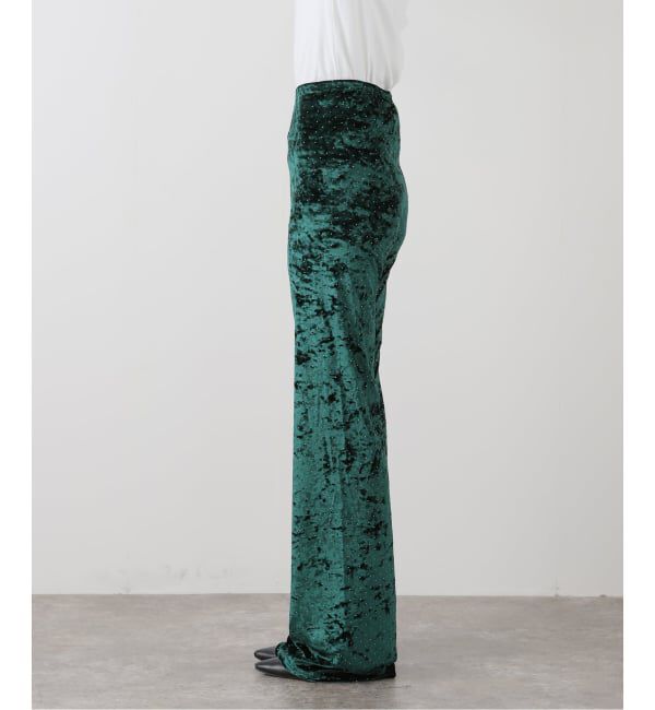  「SIMONE WILD STUD VELVET WIDE LEG パンツ」|その他|