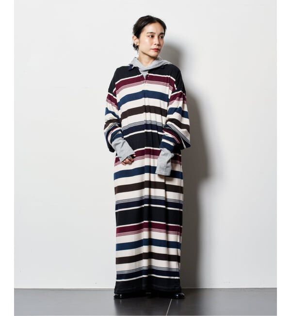  「ONIT BORDER DRESS 25AW-ON222：ニットワンピース」|ワンピース|