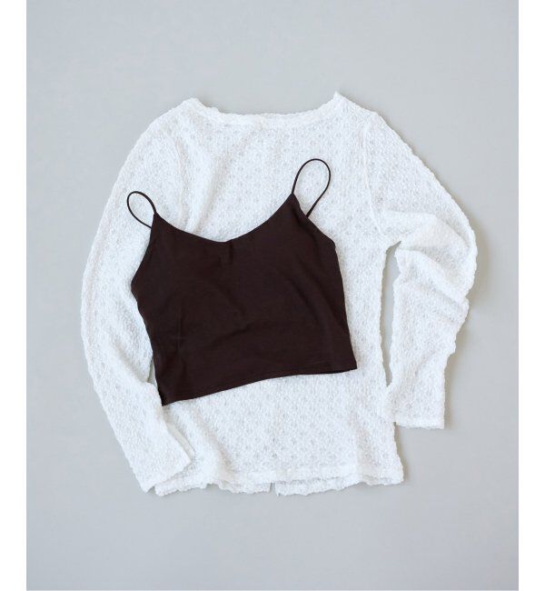 EMILYWEEK「《WEB限定追加》リヨセルクロップドブラキャミ」|インナー|