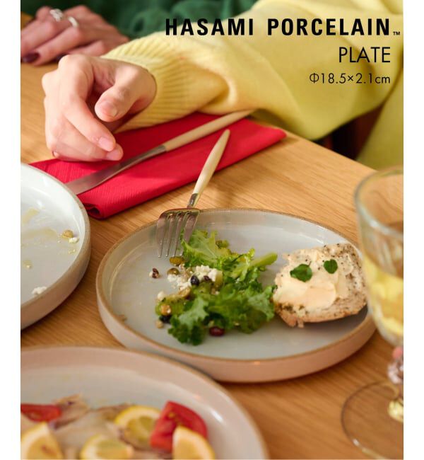 ACME「【HASAMI PORCELAIN / ハサミポーセリン】PLATE 18.5cm」|食器・キッチングッズ|ホワイト