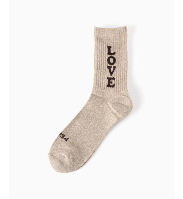 JOINT WORKS「ROSTER SOX/ロスターソックス LOVE」|ソックス|ベージュ