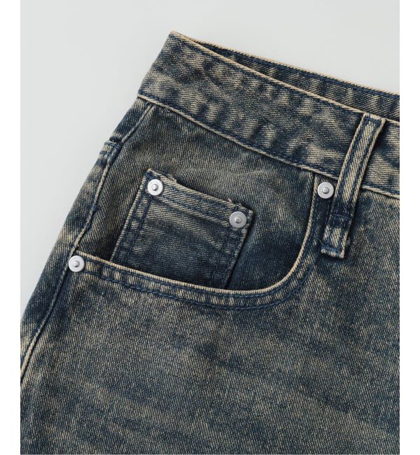 JOINT WORKS「NOMANUAL/ノーマニュアルWAVE CURVED DENIM PANTS」|デニム|